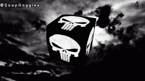 The Punisher Cube GIF - The Punisher Cube Dark GIFs