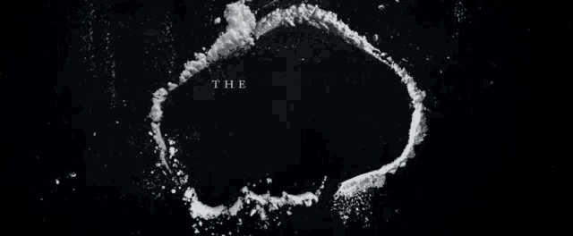 a poster for the legend of cocaine island shows a circle of cocaine