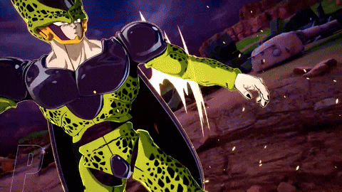 a cartoon character in a green and black outfit with a purple cape