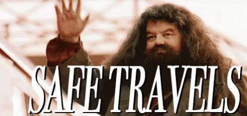 Safe Travels GIF - Safe Travels Harry Potter Travel GIFs