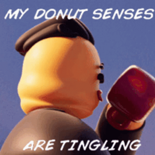 Spidey Sense My Donut Senses Are Tingling GIF - Spidey Sense My Donut Senses Are Tingling Foodie GIFs