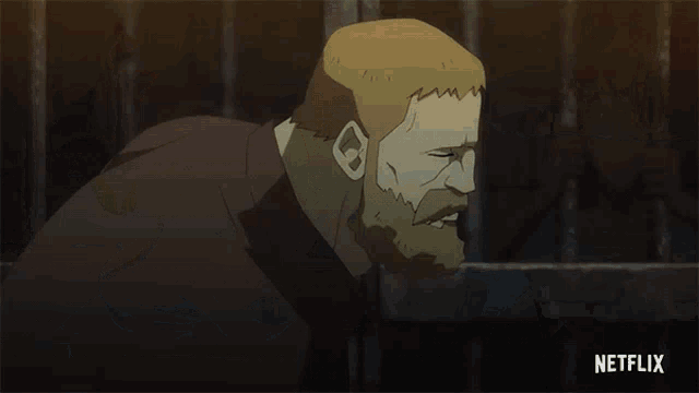 a netflix advertisement shows a man and a woman fighting