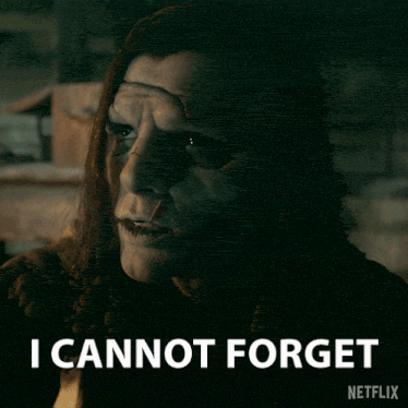 a man with a mask on his face says what i cannot remember on a netflix poster