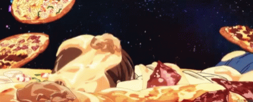 Anime Pizza GIF - Anime Pizza Girl GIFs