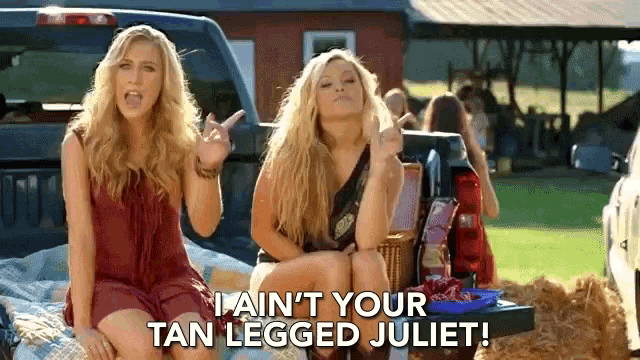 I Aint Your Tan Legged Juliet Tan GIF - I Aint Your Tan Legged Juliet Tan Different GIFs