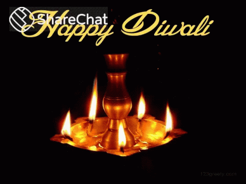 Happy Diwali Candles GIF - Happy Diwali Candles Happy Holidays GIFs