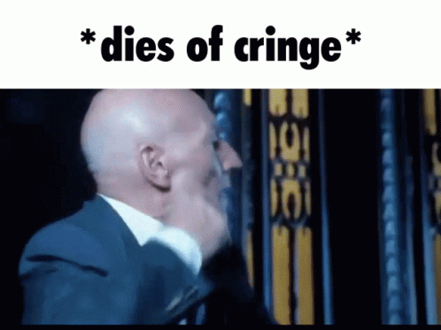 Dies Of Cringe Doctor Strange GIF - Dies Of Cringe Doctor Strange Professor X GIFs