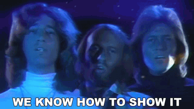 We Know How To Show It Barry Gibb GIF