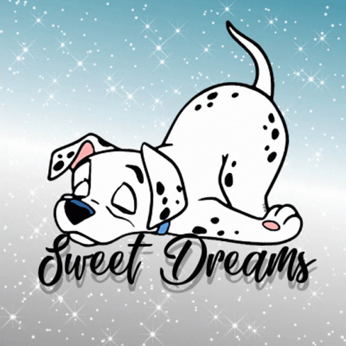 Sweet Dreams Dog GIF