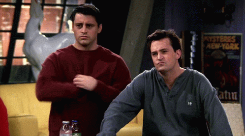 Friends Chandler GIF - Friends Chandler Joey GIFs