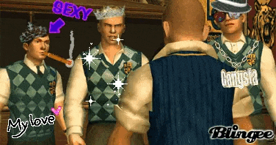 a group of men are standing next to each other in a room and one of them is wearing a crown .