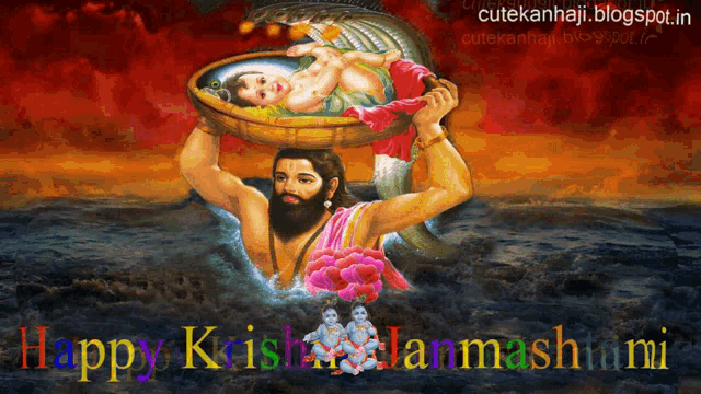 Happy Krishna Janmashtami Birth Of Krishna GIF - Happy Krishna Janmashtami Birth Of Krishna Carry GIFs