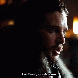Will Not Punish A Son Jon Snow GIF - Will Not Punish A Son Jon Snow Game Of Thrones GIFs