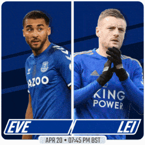 Everton F.C. Vs. Leicester City F.C. Pre Game GIF - Soccer Epl English Premier League GIFs