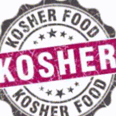 a stamp that says kosher food in a circle