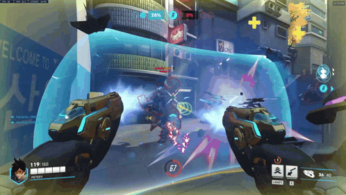 a screenshot of a video game with the number 67 in the corner