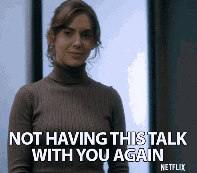 Not Having This Talk With You Again Side Eye GIF - Not Having This Talk With You Again Side Eye Attitude GIFs