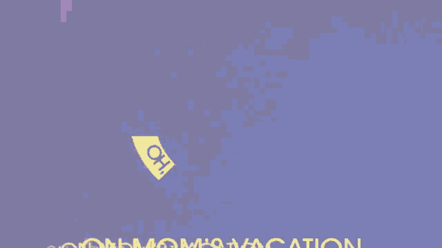 the word sun is on a purple and yellow background