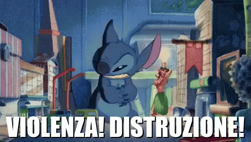 Distruzione Violenza Cattivo Ti Ammazzo Ti Uccido Ti Picchio Ti Odio Lilo E Stitch GIF - Disney Violence Bad GIFs