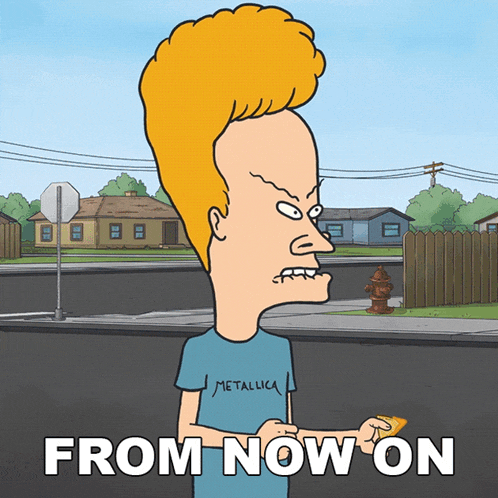 From Now On I'M Listening To Him Beavis GIF - From Now On I'M Listening To Him Beavis Mike Judge'S Beavis And Butt-head GIFs