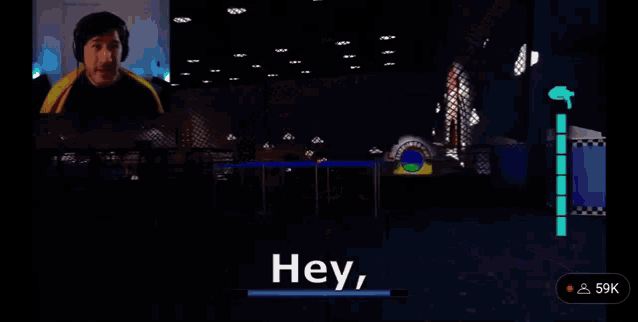 a man wearing headphones says " you 're my super star "