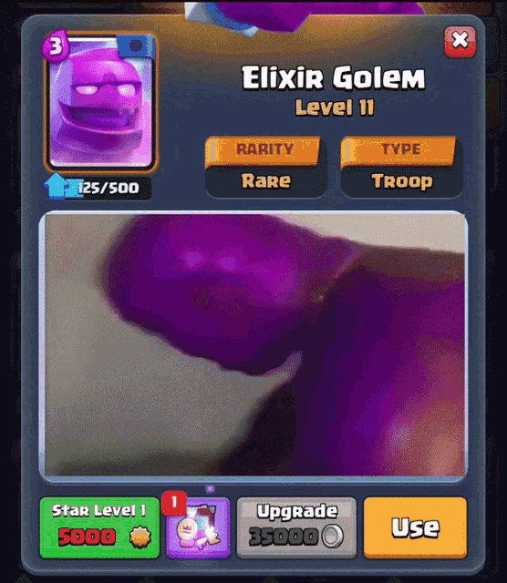 Elixir Golem Clash Royale GIF - Elixir Golem Clash Royale Purple Man GIFs