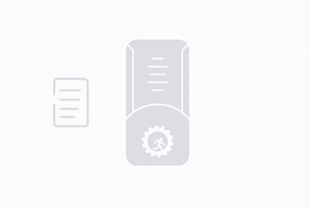 an illustration of a machine with a gear and a clock on it .