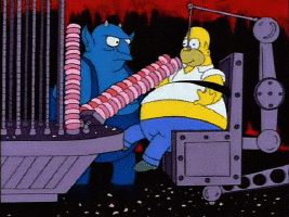 Donut Machine GIF - The Simpsons Homer Simpson Eat GIFs