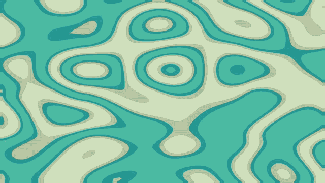 a blue and white pattern with circles and swirls
