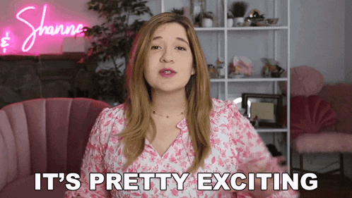 a woman says it 's pretty exciting in a video