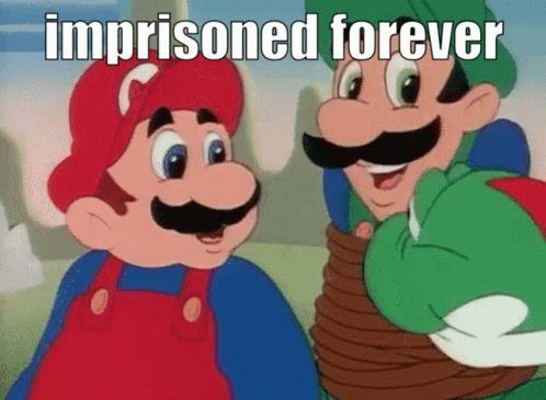 Mario Yoshi GIF - Mario Yoshi Imprisoned GIFs