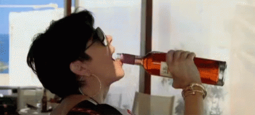 Kris Jenner GIF - Kris Jenner Drinking Alcohol GIFs