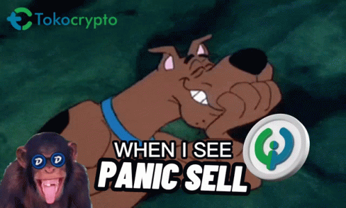Panic Sell Tko GIF - Panic Sell Tko Tokocrypto GIFs