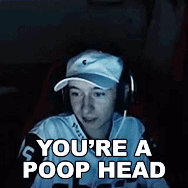 Youre A Poop Head Snood GIF - Youre A Poop Head Snood Youre Silly GIFs