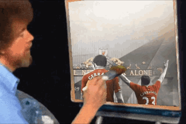 Liverpool Champions League GIF - Liverpool Champions League Painting GIFs