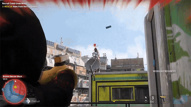 a screenshot of a video game that says ' recruit caleb underwood ' on the bottom