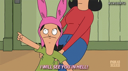 Bobsburgers Louise GIF - Bobsburgers Louise Hell GIFs