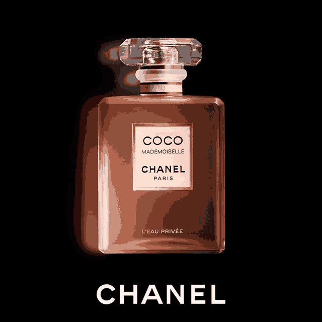 a bottle of coco mademoiselle by chanel