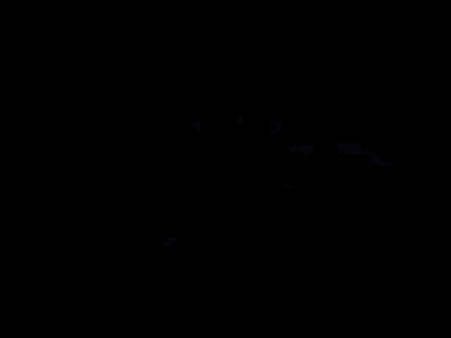 a computer generated image of lightning strikes in a dark blue sky