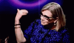 Carrie Fisher Star Wars GIF - Carrie Fisher Star Wars Funny GIFs