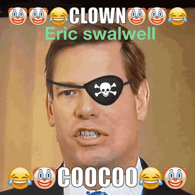 Eric Swalwell Clown GIF - Eric Swalwell Clown Scary GIFs
