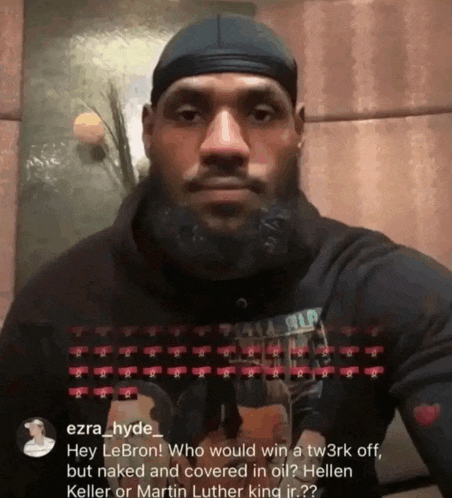 a man with a beard and headphones is talking to someone with the name ezra_hyde