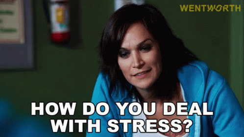 How Do You Deal With Stress Franky Doyle GIF - How Do You Deal With Stress Franky Doyle Wentworth GIFs