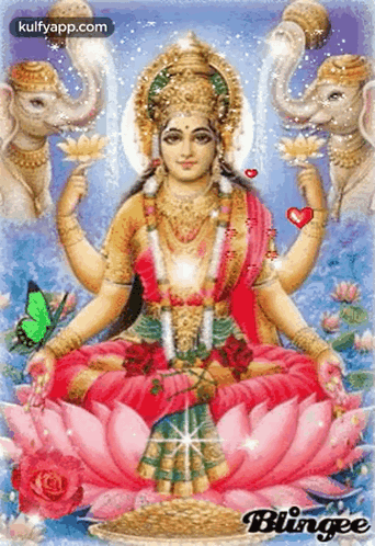Goddess-lakshmi.Gif GIF - Goddess-lakshmi Gods Kulfy GIFs