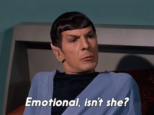 Emotional Isnt She Spock GIF