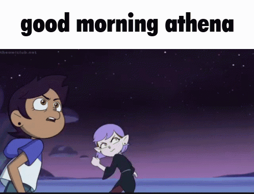 Good Morning Athena GIF - Good Morning Athena Gecky And Friends GIFs