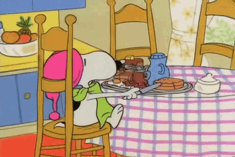 Eating Snoopy GIF - Eating Snoopy Hungry GIFs