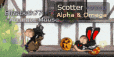 a screenshot of a video game that says scatter