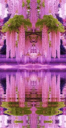 Floral Water GIF - Floral Water Reflection GIFs
