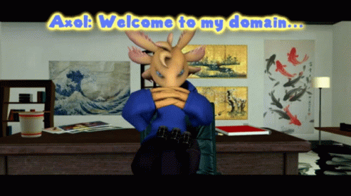 Smg4 Axol GIF - Smg4 Axol Welcome To My Domain GIFs